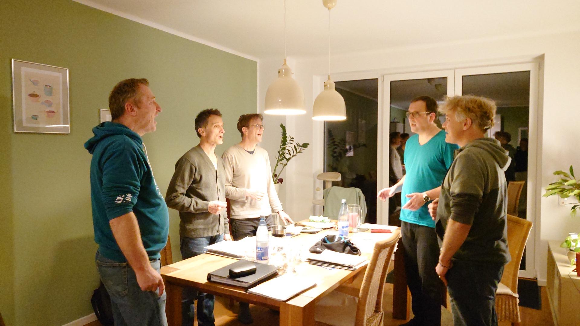 Intensive Gruppenübung im Tenor