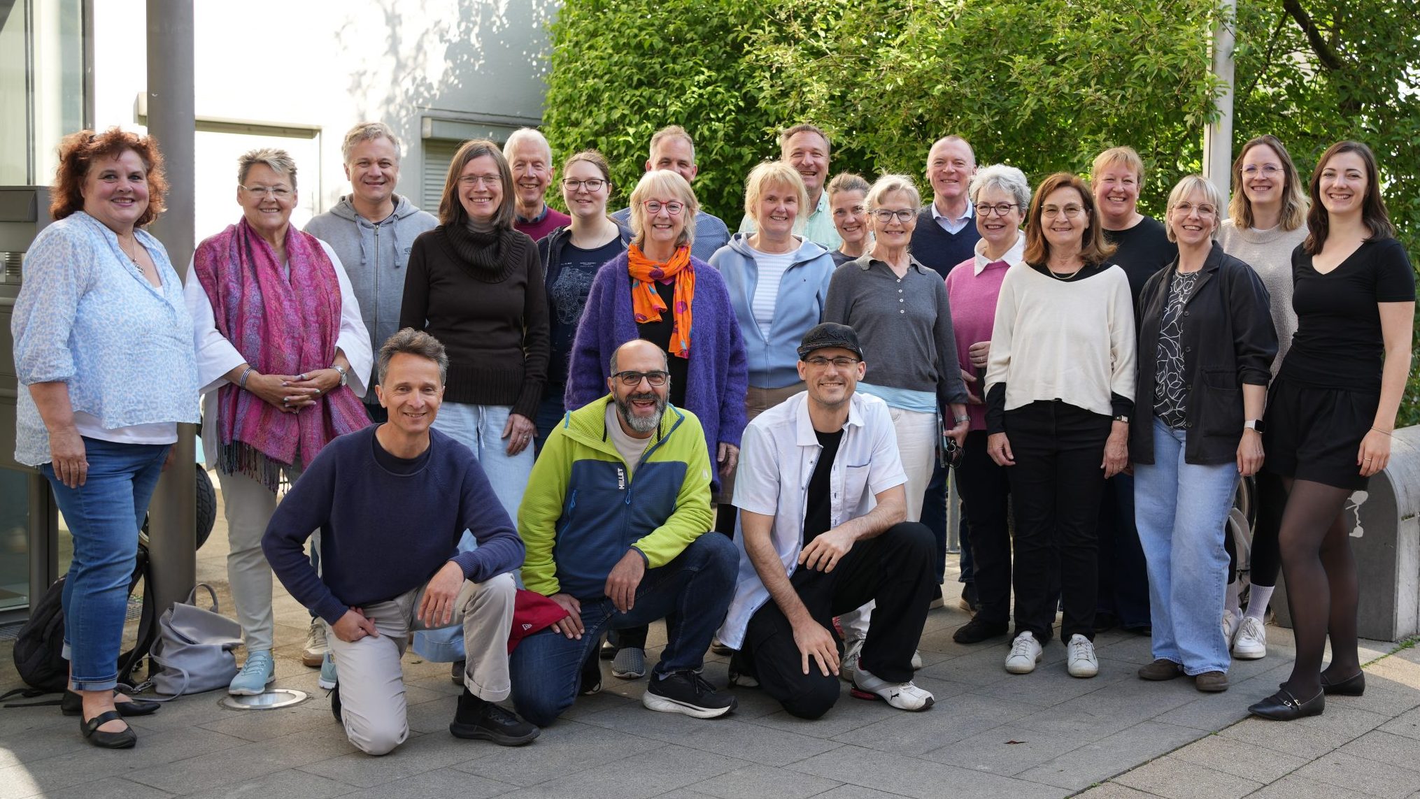 Mitlglieder von Bonn Acapella in Gruppenaufstellung