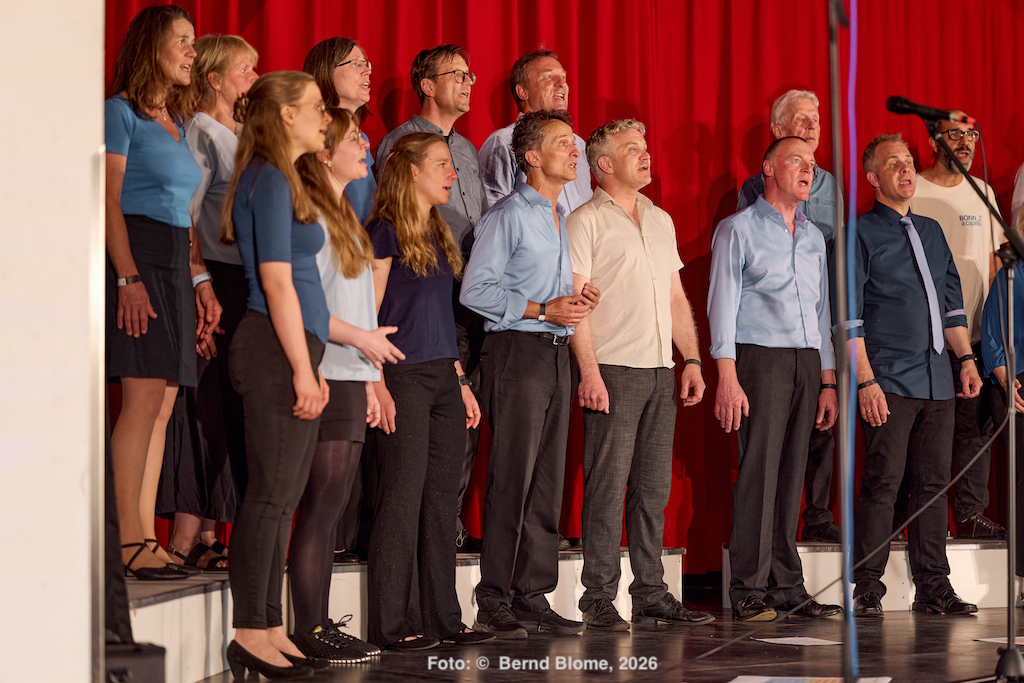 Bonn a capella auf der Bühne in Berlin-Oranienburg 2026